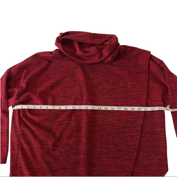 Nally & Millie Red Black Melange Cowl Neck Wrap XL - Picture 9 of 11